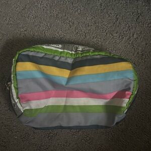 LeSportsac Striped Multi-Color Pouch